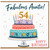 54th Birthday Card for Auntie, Fabulous Auntie Happy Birthday Card