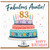 Fabulous Auntie 83rd Birthday Card