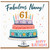 Nanny 61st Birthday Card, Fabulous Nanny Happy Birthday Card