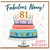 Nanny 81st Birthday Card, Fabulous Nanny Happy Birthday Card