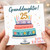 25th Birthday Card for Granddaughter, Happy Birthday Cake Design Card