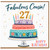 27th Birthday Card for Cousin, Fabulous Cousin Happy Birthday Card