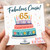 65th Birthday Cousin Card, Fabulous Cousin Happy Birthday Cake Card