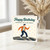Funny Birthday Card - Happy Birthday, Growing Up Is Optional - Retro Dancing Man and Confetti Design