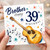 Brother 39th Birthday Card - Happy Birthday with Guitar and Music Notes