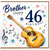 Brother 46th Birthday Card, Guitar Music Theme