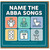 Name The ABBA Songs Birthday Card - Fun Music Quiz Pictogram Design with Angel, Superhero, Loo, Domino, 1 January and Disco Clues - For ABBA Fans