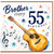 Brother 55th Birthday Card, Musical Guitar Birthday Card for Brother