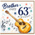 Brother 63rd Birthday Card, Musical Guitar Birthday Card
