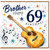 69th Birthday Card for Brother, Music Lover Guitar Birthday Card