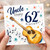 Uncle 62nd Birthday Card, Guitar Music Design