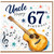 Uncle 67th Birthday Card, Musical Guitar Birthday Card