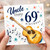 Uncle 69th Birthday Card, Musical Guitar Birthday Card for Uncle