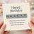 Funny Husband Birthday Card - Scrabble Tile HUSBAD Joke with 'Lucky to Be Married Even If You Score 13 in Scrabble' Message