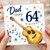 Dad 64th Birthday Card, Musical Guitar Design Birthday Card for Dad