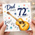 72nd Birthday Card for Dad, Musical Guitar Birthday Card