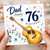 Dad 76th Birthday Card, Musical Guitar Birthday Card