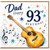 Dad 93rd Birthday Card with Guitar Design