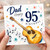 Dad 95th Birthday Card, Musical Guitar Happy Birthday Card