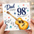 Dad 98th Birthday Card, Guitar and Music Design