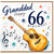 Granddad 66th Birthday Card, Musical Guitar Grandad Birthday Card