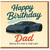 Funny Dad Birthday Card - Sports Car Illustration with 'Happy Birthday Dad (sorry it's not a real car)'