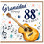 Granddad 88th Birthday Card, Music and Guitar Design