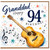 Granddad 94th Birthday Card, Musical Guitar Birthday Card