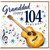 Granddad 104th Birthday Card, Musical Guitar Design