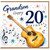 Grandson 20th Birthday Card, Musical Guitar Birthday Card