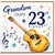 Grandson 23rd Birthday Card, Guitar Music Theme Happy 23rd Birthday Card