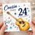 Cousin 24th Birthday Card, Happy 24th Birthday Guitar and Music Design