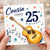 Cousin 25th Birthday Card, Guitar and Music Theme