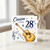 Cousin 28th Birthday Card, Guitar and Music Notes Design
