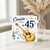 Cousin 45th Birthday Card with Guitar and Music Notes