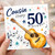 Cousin 50th Birthday Card, Musical Guitar Birthday Card for Cousin