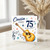 75th Birthday Cousin Card, Happy Birthday with Guitar and Music Design