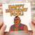 Funny Birthday Card - 'Happy Birthday Fool!' Cartoon Tough Guy with Mohawk and Gold Chains - Banter Humour for Him, Friends and Colleagues