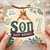 Son 7th Birthday Card, Cute Monkey Happy Birthday Card for Son