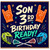 Son 3rd Birthday Card, Lacrosse Sports Birthday Card