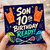 Son 10th Birthday Card, Lacrosse Sports Birthday Card