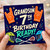 Grandson 7th Birthday Card, Sports Lacrosse Theme Birthday Card