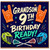 Grandson 9th Birthday Card - Sports Lacrosse Ready Design