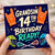Grandson 14th Birthday Card, Lacrosse Sports Birthday Card