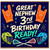 Great Nephew 3rd Birthday Card, Sports Lacrosse Birthday Card