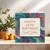 Sweet Sixteen 16th Birthday Card - Elegant Marble Swirl Design - 145mm x 145mm -, Includes Kraft Envelope