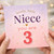 Niece 3rd Birthday Card, Lovely Little Niece You Are 3