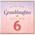 6th Birthday Card for Granddaughter, Lovely Little Granddaughter You Are 6