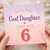 6th Birthday Card for God Daughter, Lovely Little God Daughter You Are 6