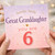 Great Granddaughter 6th Birthday Card
